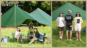 RASH GUARD TEE 【W/BBQ・CAMP】