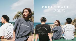 【オンライン限定】【PORT of CALL×BANKS JOURNAL】 HYBRID CREWNECK S/S TEE