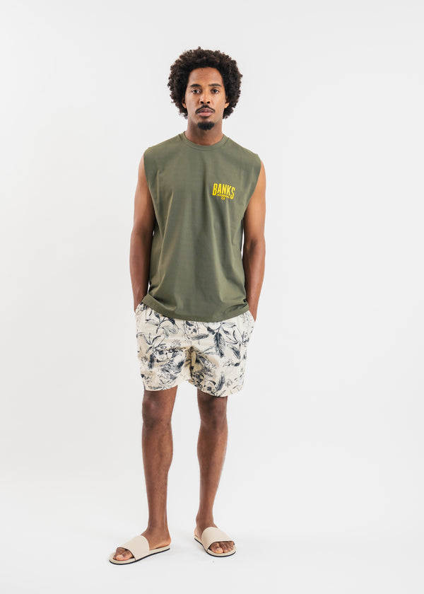 【BANKS JOURNAL】GOODOLD SURF BAND CUT TEE