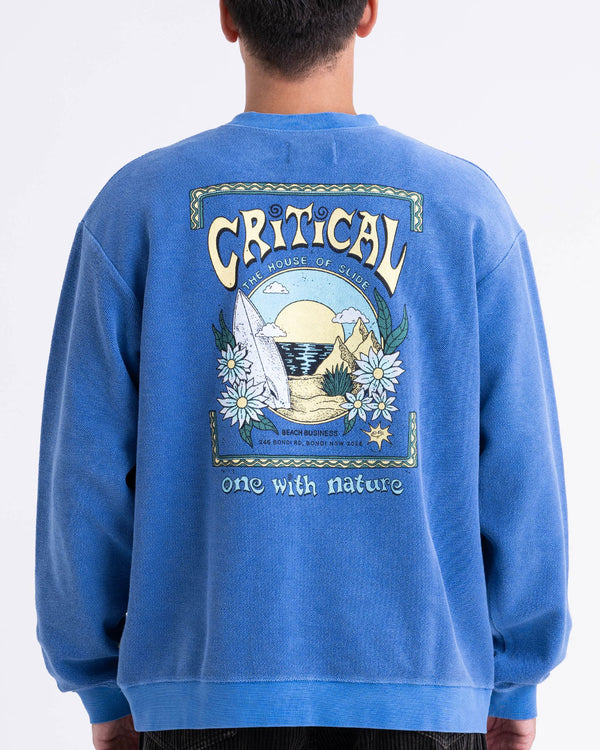 【CRITICAL SLIDE LEGASEA COLLECTION】V-FLEECE CREW PRINT