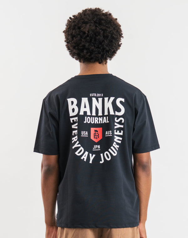 【BANKS JOURNAL】BAR SURF TEE