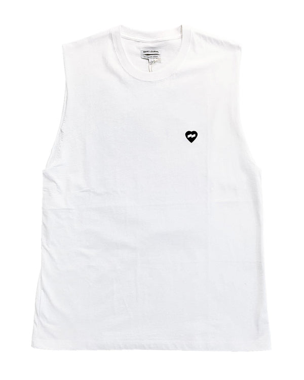 【BANKS JOURNAL】HEART BUND CUT TEE