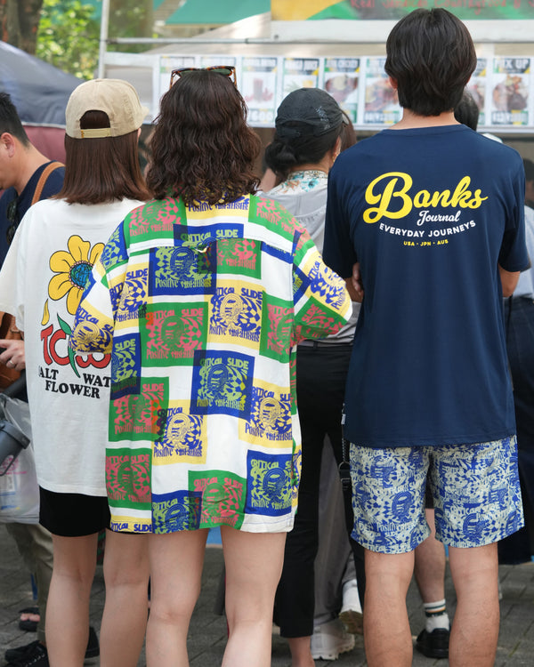 【BANKS JOURNAL】LOGO SURF TEE