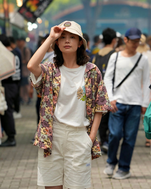 【CRITICAL SLIDE×Thalia Surf Shop】PEACE FLOWER RESORT SHIRT