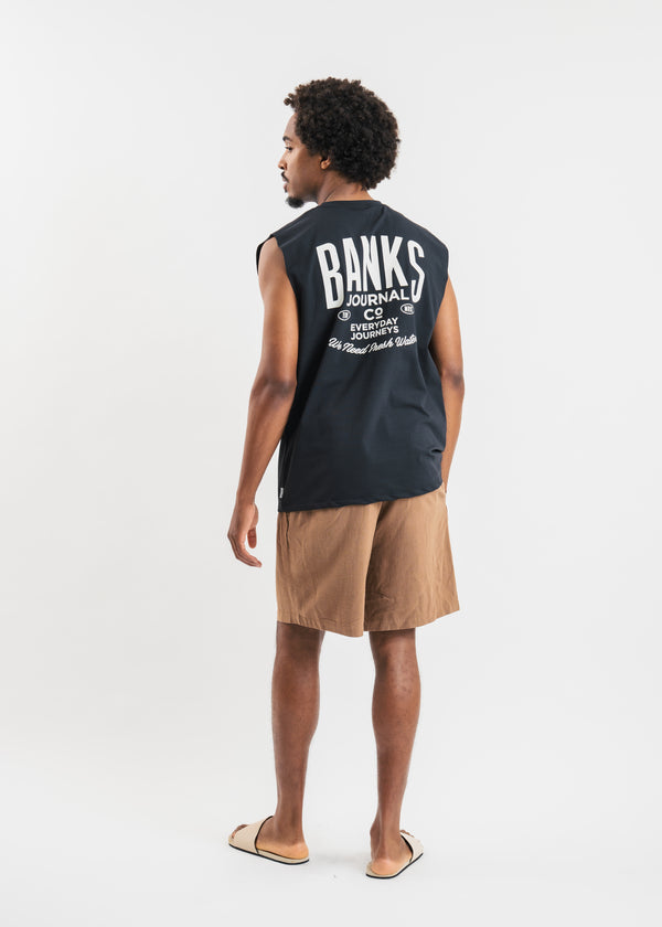 【BANKS JOURNAL】GOODOLD SURF BAND CUT TEE