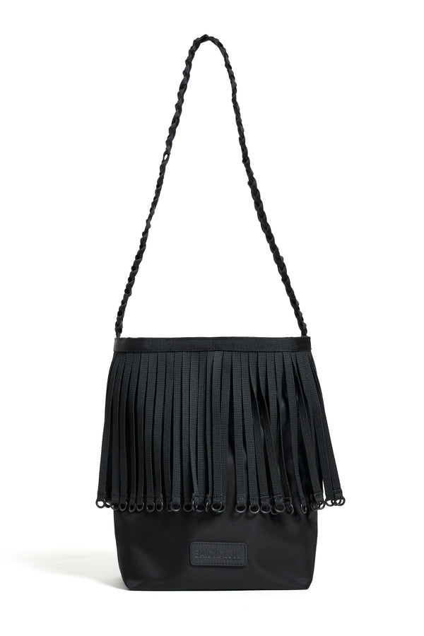 【BAICYCLON by bagjack】TAPE FRINGE ONE SHOUDER BAG (LARGE)