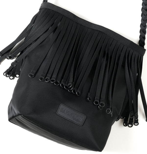 【BAICYCLON by bagjack】TAPE FRINGE ONE SHOUDER BAG (LARGE)