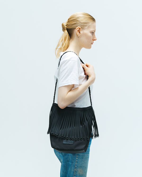 【BAICYCLON by bagjack】TAPE FRINGE ONE SHOUDER BAG (LARGE)