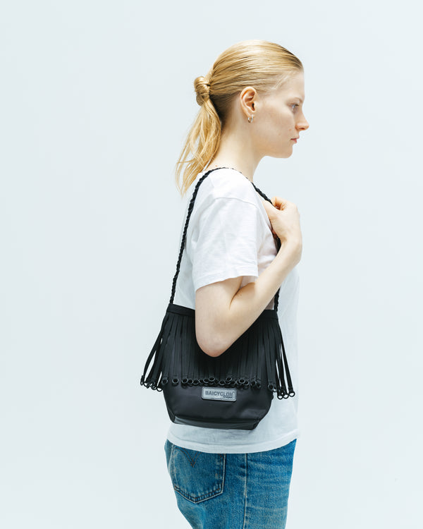 【BAICYCLON by bagjack】TAPE FRINGE ONE SHOUDER BAG (SMALL)