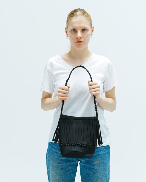 【BAICYCLON by bagjack】TAPE FRINGE ONE SHOUDER BAG (SMALL)