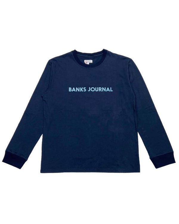 【BANKS JOURNAL】LABEL LS TEE