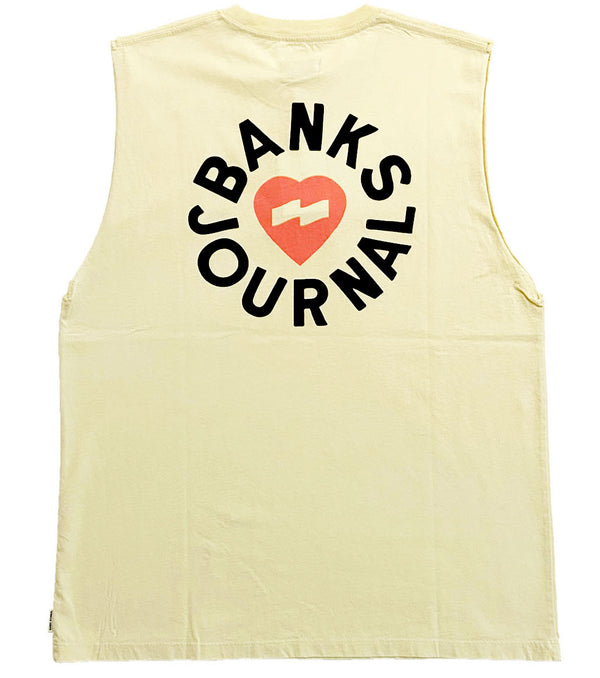 【BANKS JOURNAL】HEART BUND CUT TEE