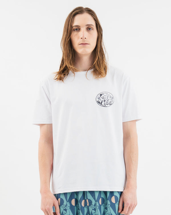 【CRITICAL SLIDE】SCRIBBLE SURF TEE