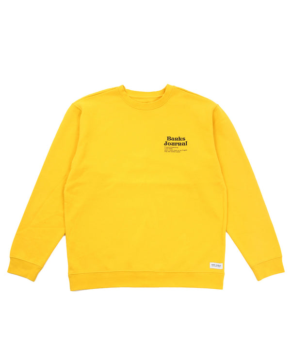 【BANKS JOURNAL】TRACE CREW NECK