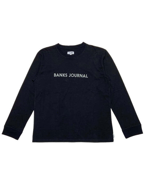 【BANKS JOURNAL】LABEL LS TEE