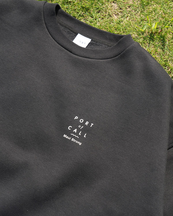 【PORT OF CALL】POC MAUI CHARITY CREW SWEAT