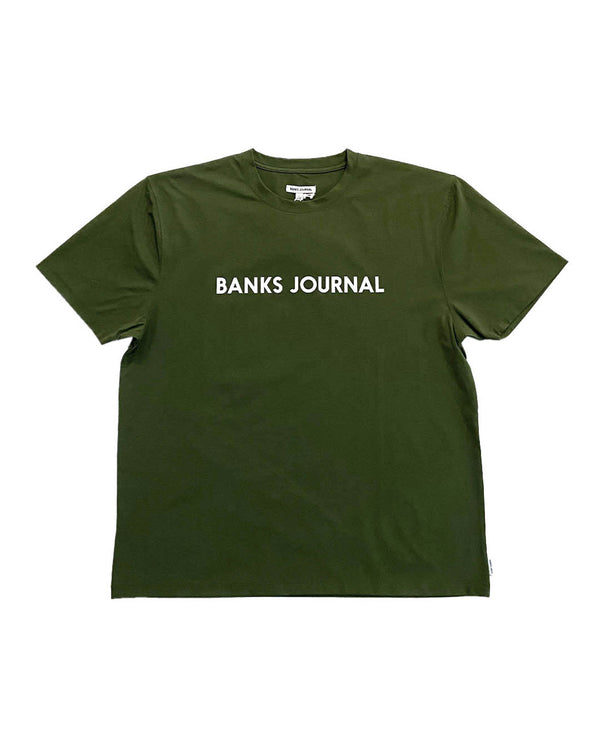 【BANKS JOURNAL】LOGO SURF TEE