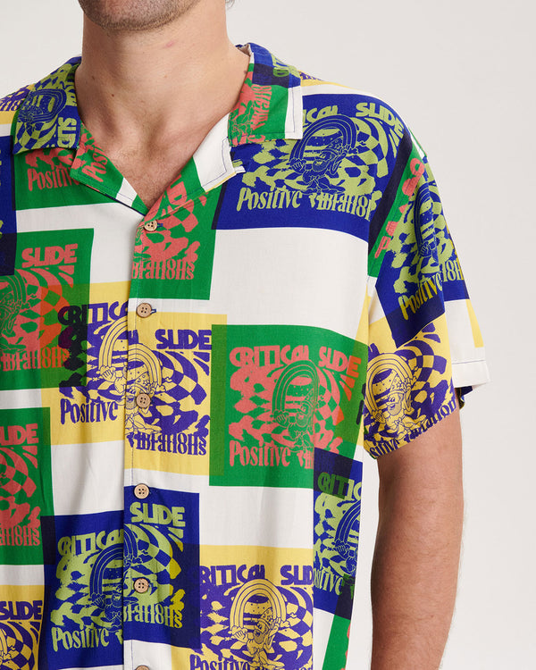 【CRITICAL SLIDE】POSITIVE TILE SS RESORT SHIRT