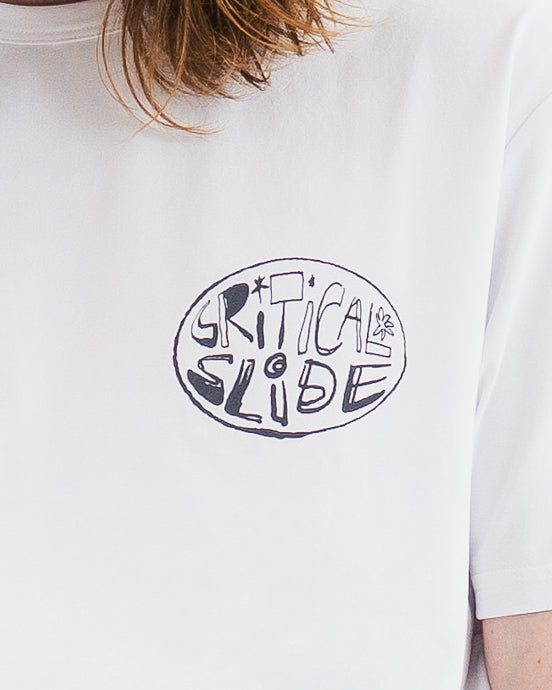 【CRITICAL SLIDE】SCRIBBLE SURF TEE
