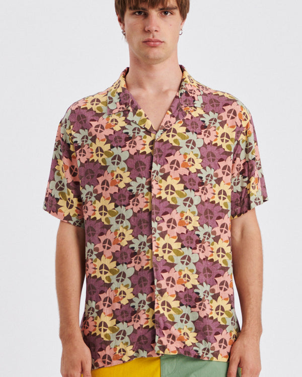 【CRITICAL SLIDE×Thalia Surf Shop】PEACE FLOWER RESORT SHIRT