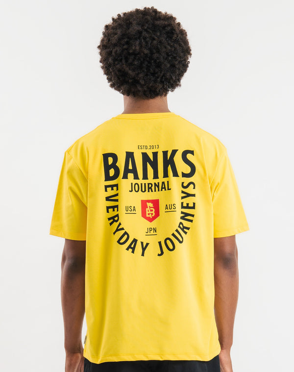 【BANKS JOURNAL】BAR SURF TEE