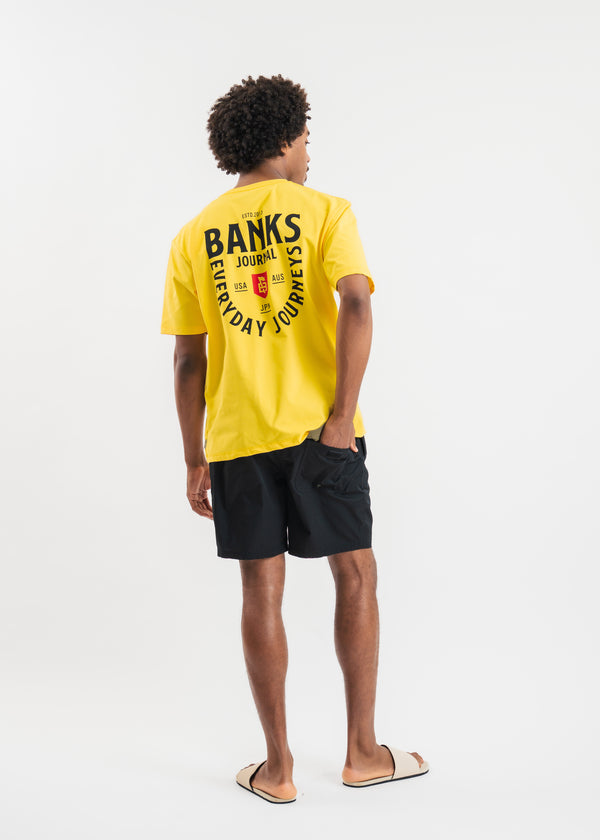 【BANKS JOURNAL】BAR SURF TEE