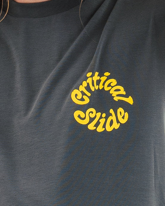 【CRITICAL SLIDE】SHORTSUPPLY SURF BAND CUT TEE