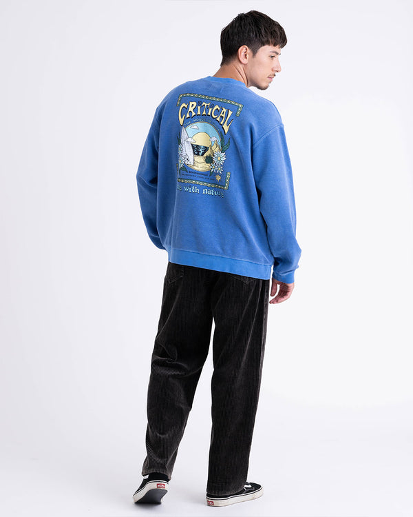 【CRITICAL SLIDE LEGASEA COLLECTION】V-FLEECE CREW PRINT