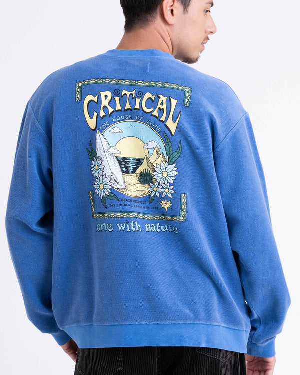 【CRITICAL SLIDE LEGASEA COLLECTION】V-FLEECE CREW PRINT