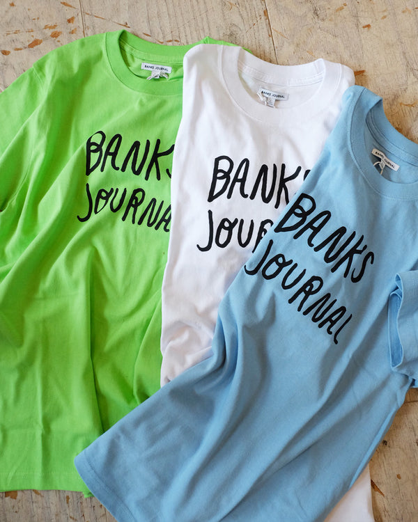 【BANKS JOURNAL】HANDWRITING TEE
