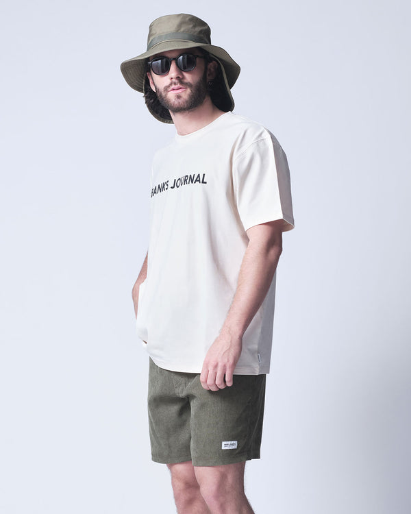 【BANKS JOURNAL】LOGO SURF TEE