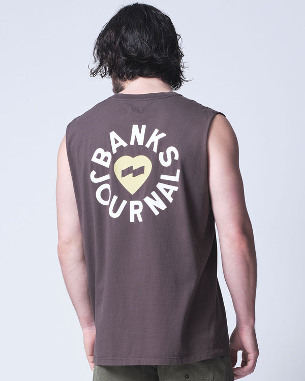 【BANKS JOURNAL】HEART BUND CUT TEE