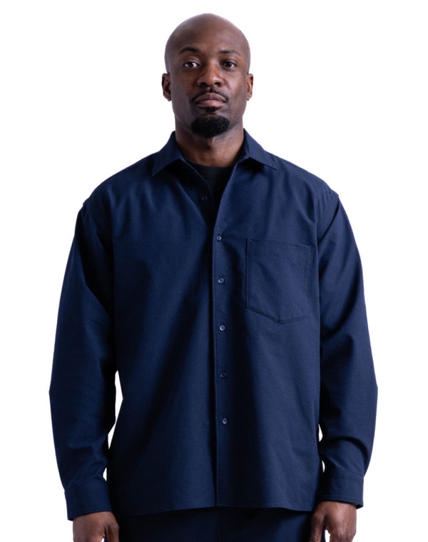 【BANKS JOURNAL】SEERSUCKER LS SHIRT