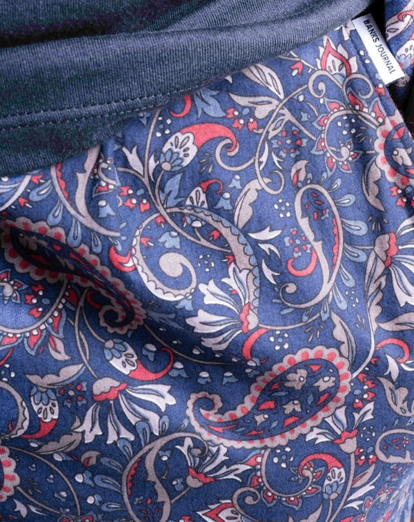 【BANKS JOURNAL】PAISELY SUPPLY LONG PANTS