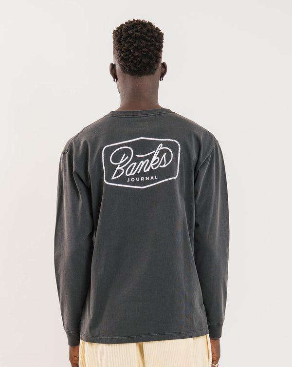 【BANKS JOURNAL】PRINT LS-TEE
