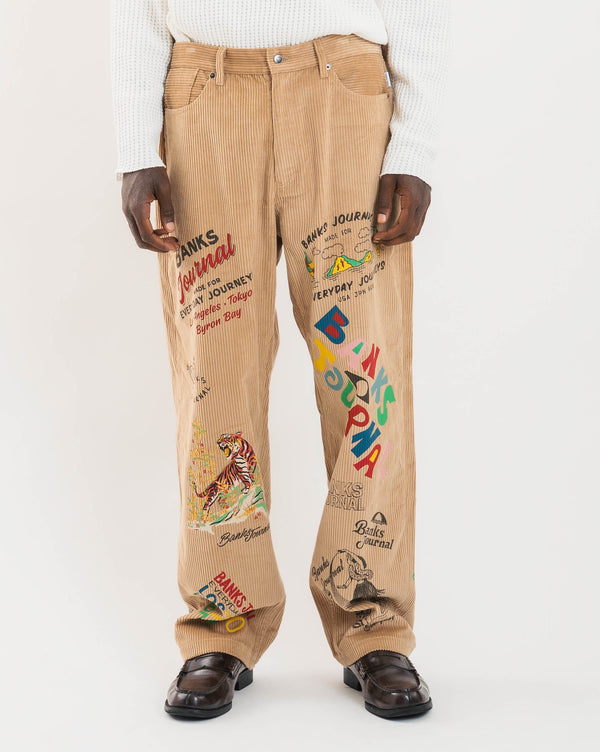 【BANKS JOURNAL】CORDUROY PANTS
