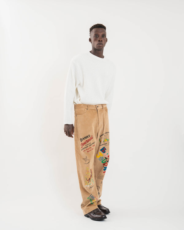 【BANKS JOURNAL】CORDUROY PANTS