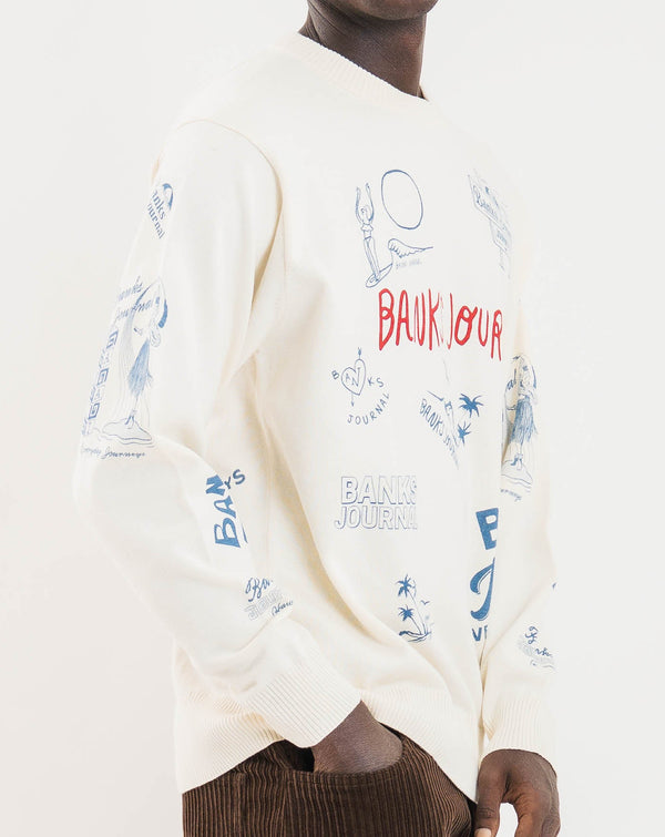 【BANKS JOURNAL】PRINT KNIT