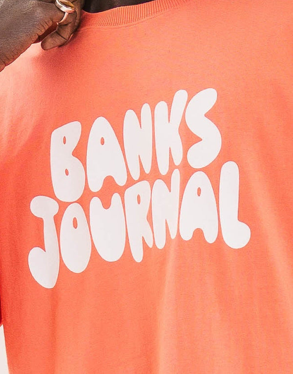 【BANKS JOURNAL】PRINT LS-TEE