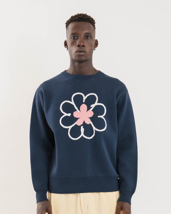 【BANKS JOURNAL】JAQUARD FLOWER KNIT