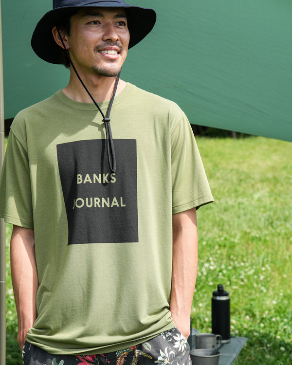 【BANKS JOURNAL】BOX SURF TEE