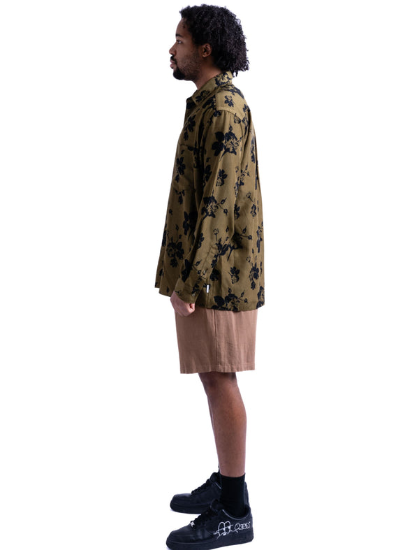 【BANKS JOURNAL】ALL OVER FLOWER LS SHIRT