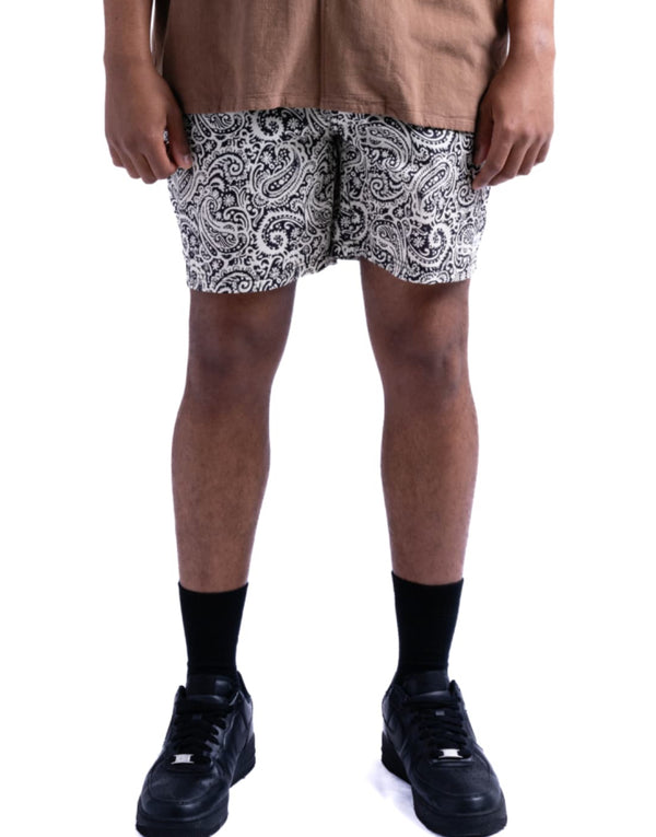 【BANKS JOURNAL】ALL OVER PAISELY SHORT PANTS