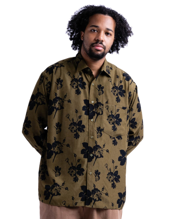 【BANKS JOURNAL】ALL OVER FLOWER LS SHIRT