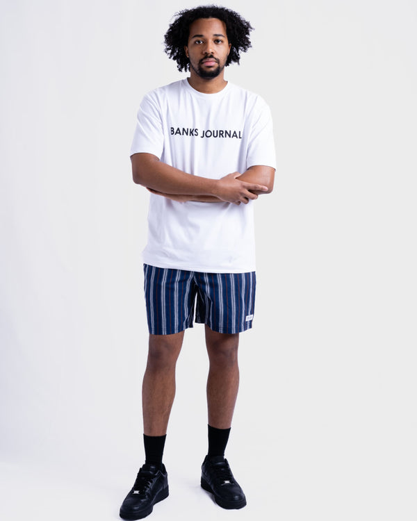 【BANKS JOURNAL】STRIPE SHORT PANTS