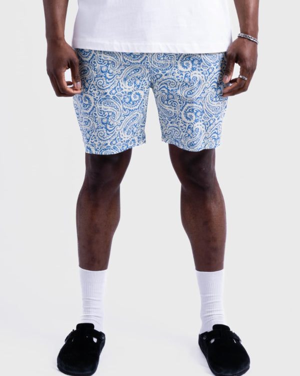 【BANKS JOURNAL】ALL OVER PAISELY SHORT PANTS