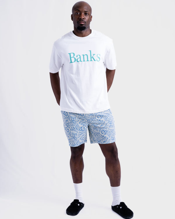 【BANKS JOURNAL】ALL OVER PAISELY SHORT PANTS