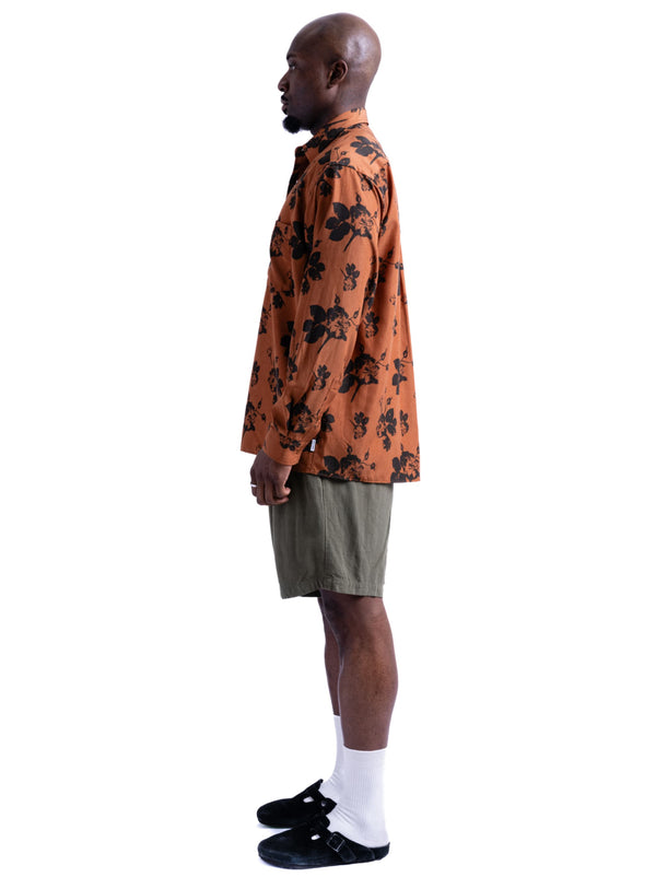 【BANKS JOURNAL】ALL OVER FLOWER LS SHIRT