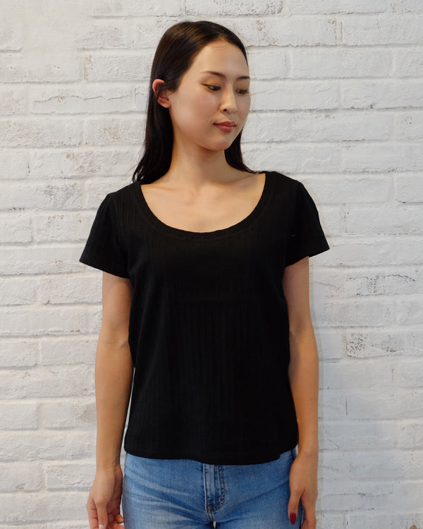 【ROIAL】DECOLLETEE COLOR TEE