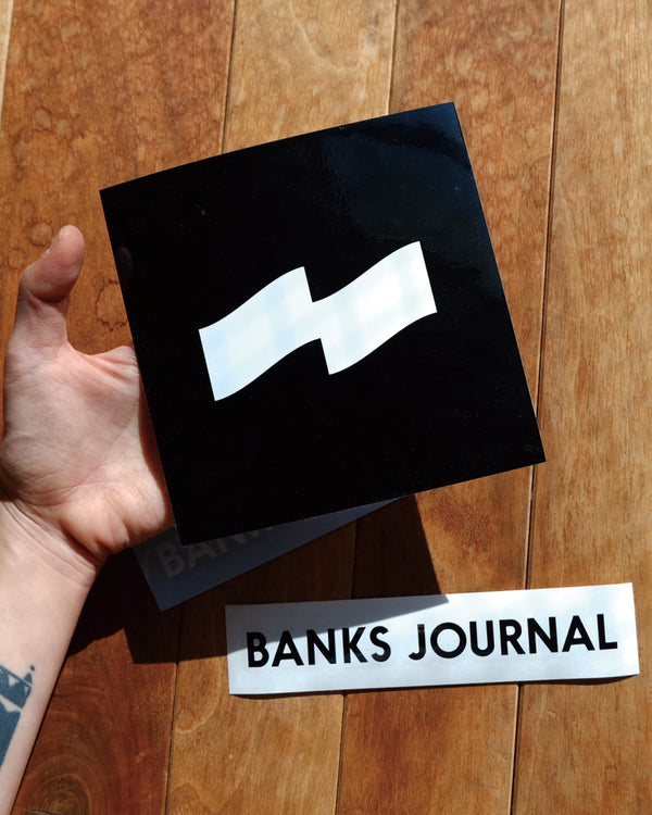 【BANKS JOURNAL】BANKS STICKER LOGO ICON